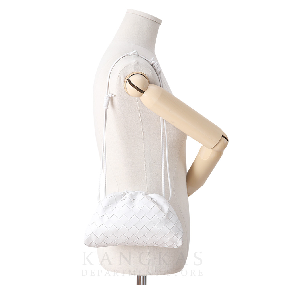 BOTTEGA VENETA(USED)보테가베네타 인트레치아토 위빙 미니 파우치겸 크로스백